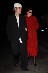 Hailey Rhode Bieber and Justin Bieber at Funke in Beverly Hills 12/12/2023
