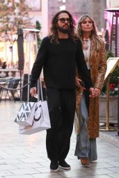 Heidi Klum and Tom Kaulitz Shopping at Nordstrom 12/11/2023