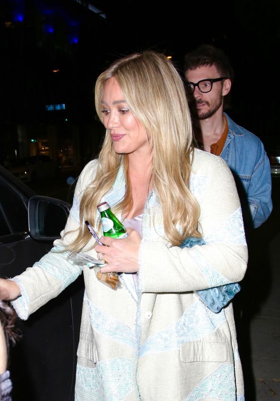 Hilary Duff - Exits the Love Leo Rescue Charity Event in West Hollywood 12/07/2023