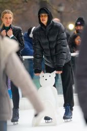 Irina Shayk Ice Skating in New York City 12/28/2023