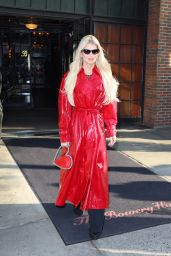 Jessica Simpson in Red at New York