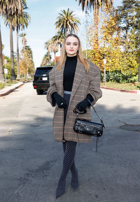 Joey King – Balenciaga Ready To Wear Fall Fashion Show in Los Angeles 12/02/2023