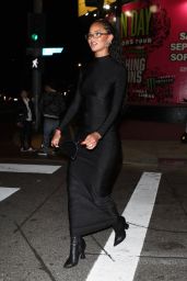 Juliana Nalu Arriving at Balenciaga After-party at Whisky a Go Go in West Hollywood 12/02/2023