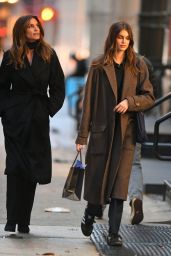 Kaia Gerber and Cindy Crawford Shopping Spree in Soho 12/12/2023