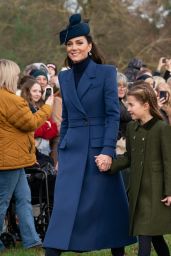 Kate Middleton - Christmas Day Service in Sandringham 12/25/2023