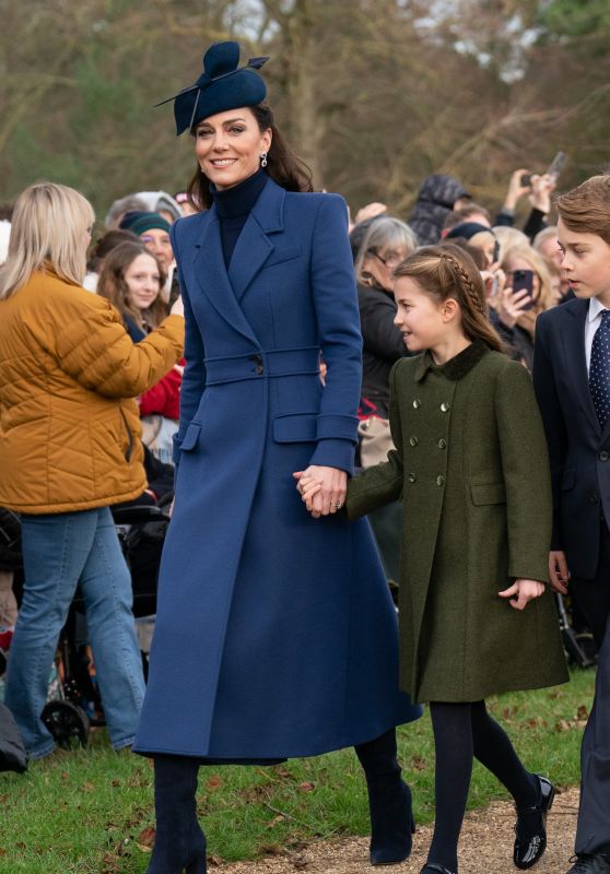 Kate Middleton - Christmas Day Service in Sandringham 12/25/2023