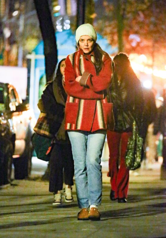 Katie Holmes - Out in Chilly New York 12/15/2023