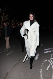 Kendall Jenner Stylish Night Out at Catch Steakhouse in Aspen 12/17/2023