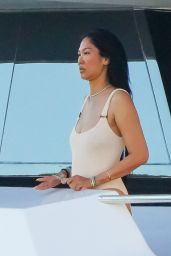 Kimora Lee Simmons On a Yacht in St Bart’s 12/23/2023