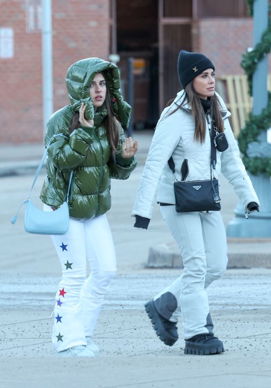 Kyle Richard With her Daughters in Aspen 12/27/2023