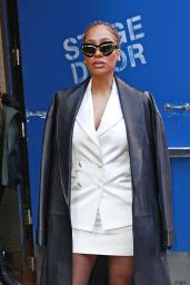 La La Anthony Exiting GMA Morning Show in New York 12/22/2023