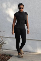 Lori Harvey in Workout Outfit in Los Angeles 12/05/2023