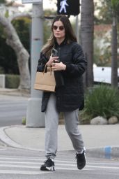 Lucy Hale - Last Minute Christmas Shopping in West Hollywood 12/23/2023