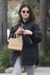 Lucy Hale - Last Minute Christmas Shopping in West Hollywood 12/23/2023