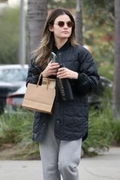 Lucy Hale - Last Minute Christmas Shopping in West Hollywood 12/23/2023