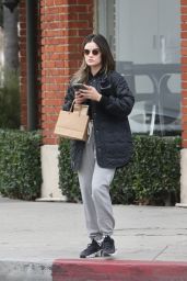 Lucy Hale - Last Minute Christmas Shopping in West Hollywood 12/23/2023