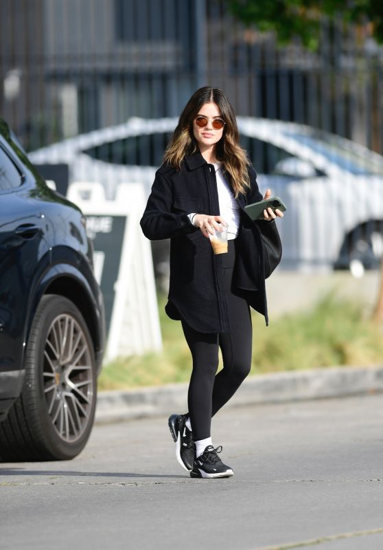 Lucy Hale – Running Errands in Los Angeles 12/29/2023