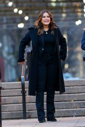 Mariska Hargitay - "Law and Order: Special Victims Unit" Set in Manhattan 12/20/2023