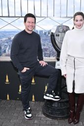Michelle Monaghan Visits the Empire State Building in New York 12/11/2023