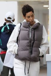 Nicole Murphy Christmas Shopping on Rodeo Drive in Beverly Hills 12/21/2023