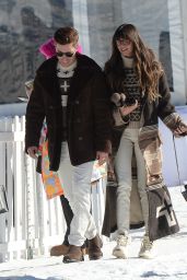 Nina Dobrev and Shawn White at The Snow Polo Photo Shoot in Aspen 12/17/2023