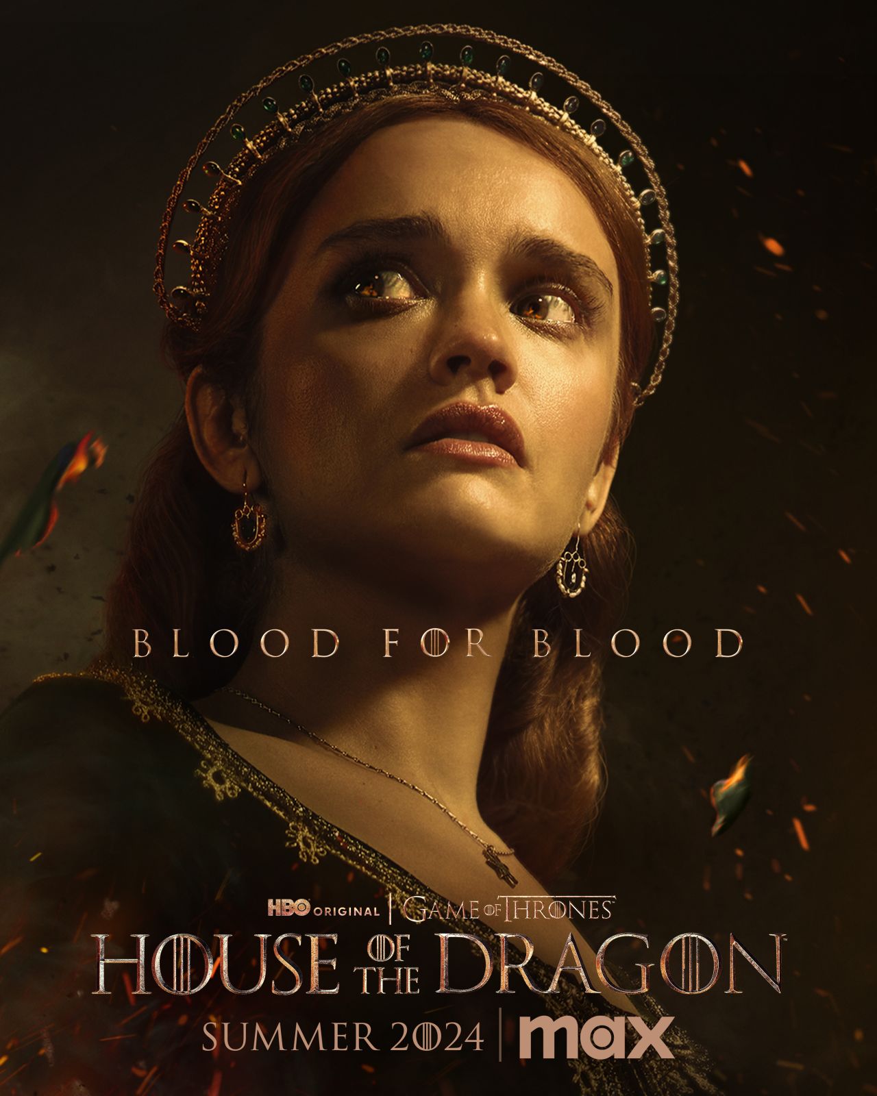 Olivia Cooke “House of the Dragon Season 2” Poster 2024 • CelebMafia