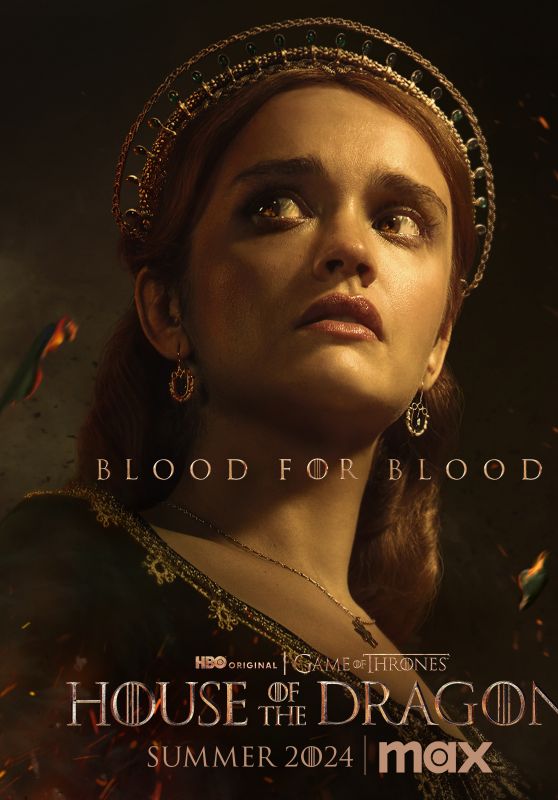 Olivia Cooke – “House of the Dragon Season 2” Poster 2024