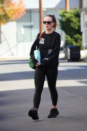 Olivia Wilde in Workout Outfit in LA 12/01/2023