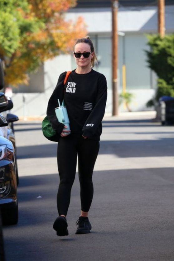 Olivia Wilde in Workout Outfit in Los Angeles 03/08/2024 • CelebMafia