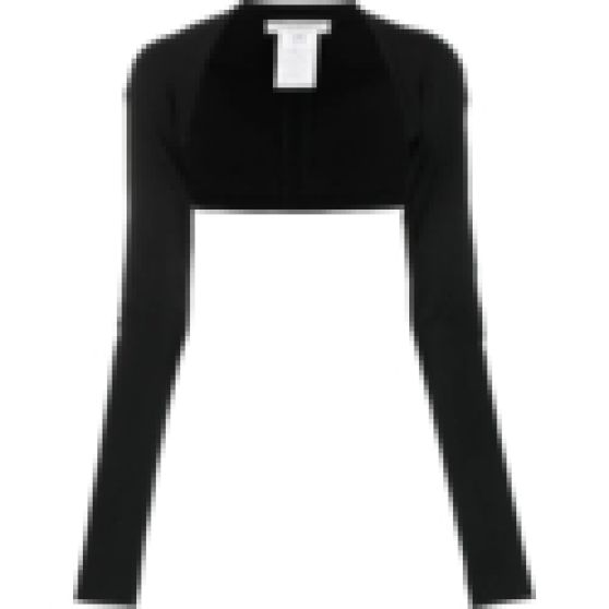 Philosophy Di Lorenzo Serafini Black Stretch Cropped Jacket