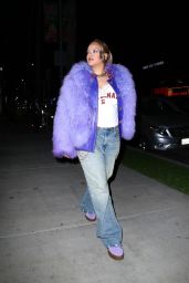 Rihanna in Fenty x Puma Avanti Sneakers in Hollywood 12/18/2023