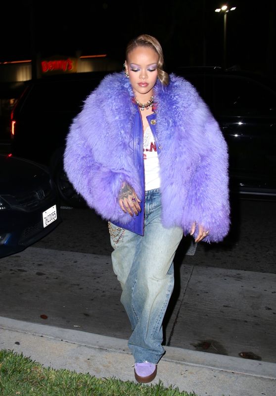 Rihanna in Fenty x Puma Avanti Sneakers in Hollywood 12/18/2023