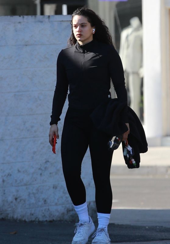 Rosalia in Workout Outfit in Los Angeles 12/02/2023