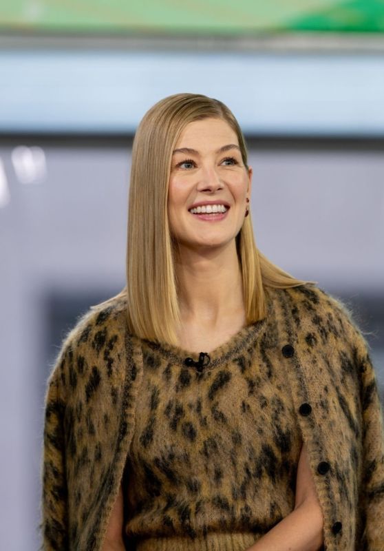 Rosamund Pike - Appearing on the Today Show in New York 12/11/2023
