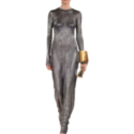 Schiaparelli Spring 2024Silver Dress