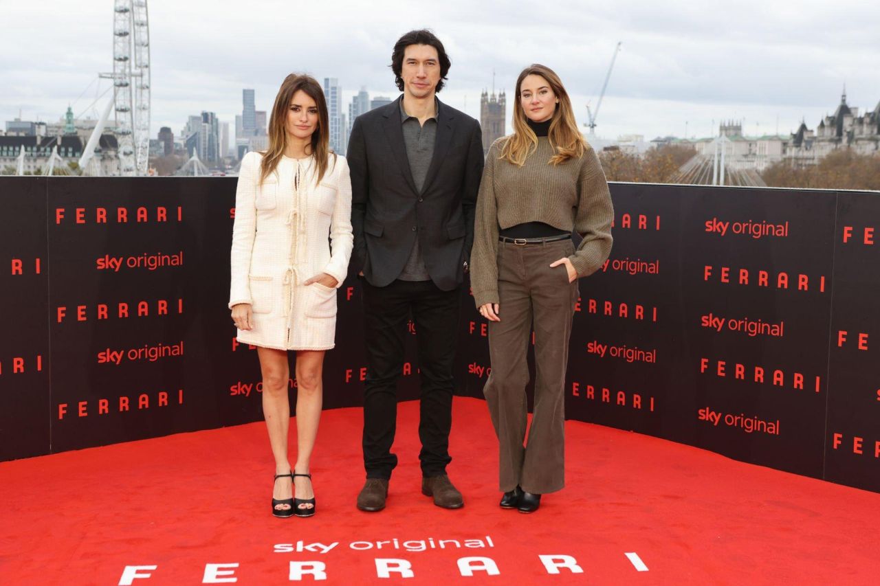 Shailene Woodley and Penelope Cruz – “Ferrari” Photocall in London 12