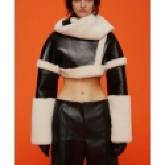 Sirapop Shearling Scarf Bolero