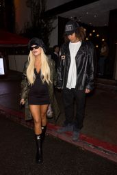 Tana Mongeau at Catch Steak in West Hollywood 12/20/2023