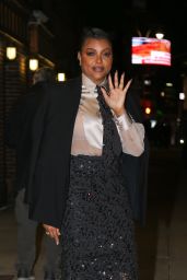 Taraji P. Henson - Leaving CBS in NYC 12/12/2023