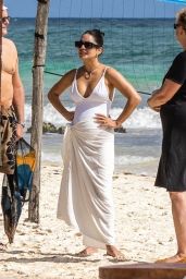 Vanessa Hudgens on the Beach in Tulum 12/04/2023