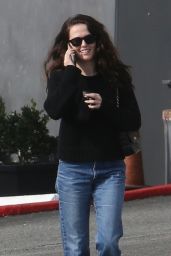 Zoey Deutch at Sunset Plaza in West Hollywood 12/26/2023