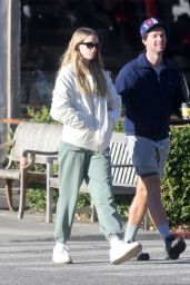 Abby Champion in Comfy Outfit in Los Angeles 01/19/2024