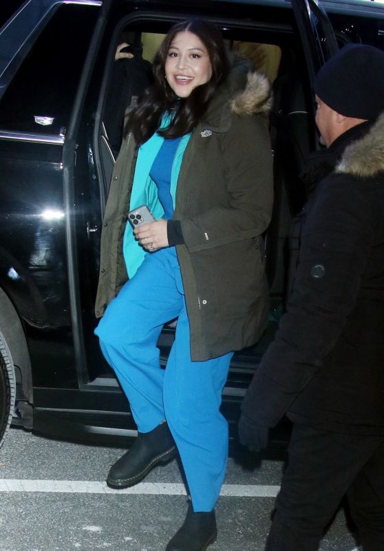 Alaqua Cox Arriving at the GMA in New York 01/15/2024