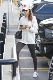 Alessandra Ambrosio in Tights in Los Angeles 01/11/2024