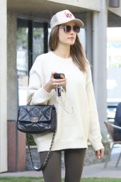 Alessandra Ambrosio in Tights in Los Angeles 01/11/2024