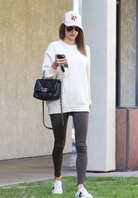 Alessandra Ambrosio in Tights in Los Angeles 01/11/2024