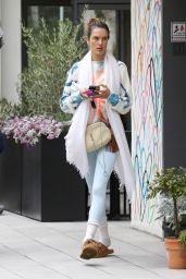 Alessandra Ambrosio Leaves the Gym in Brentwood 01/17/2024