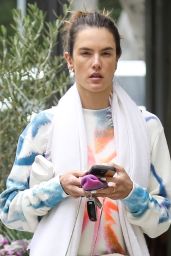 Alessandra Ambrosio Leaves the Gym in Brentwood 01/17/2024