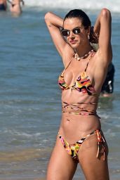 Alessandra Ambrosio on a Beach in Brazil 01/08/2023