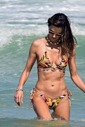 Alessandra Ambrosio on a Beach in Brazil 01/08/2023